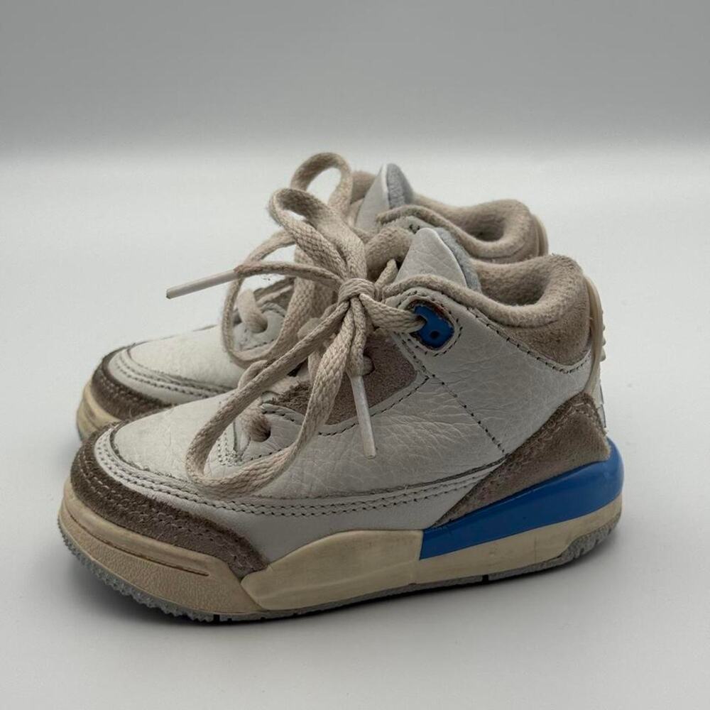Nike Air Jordan 3 Retro TD Toddler Lucky Shorts DM0968-101 Size 5C infant No box